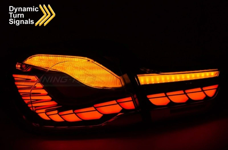 Zadní OLED světla, světlomety, lampy BMW F32, F33, F36, F82, F83, 2013-2021, SEQ, červené