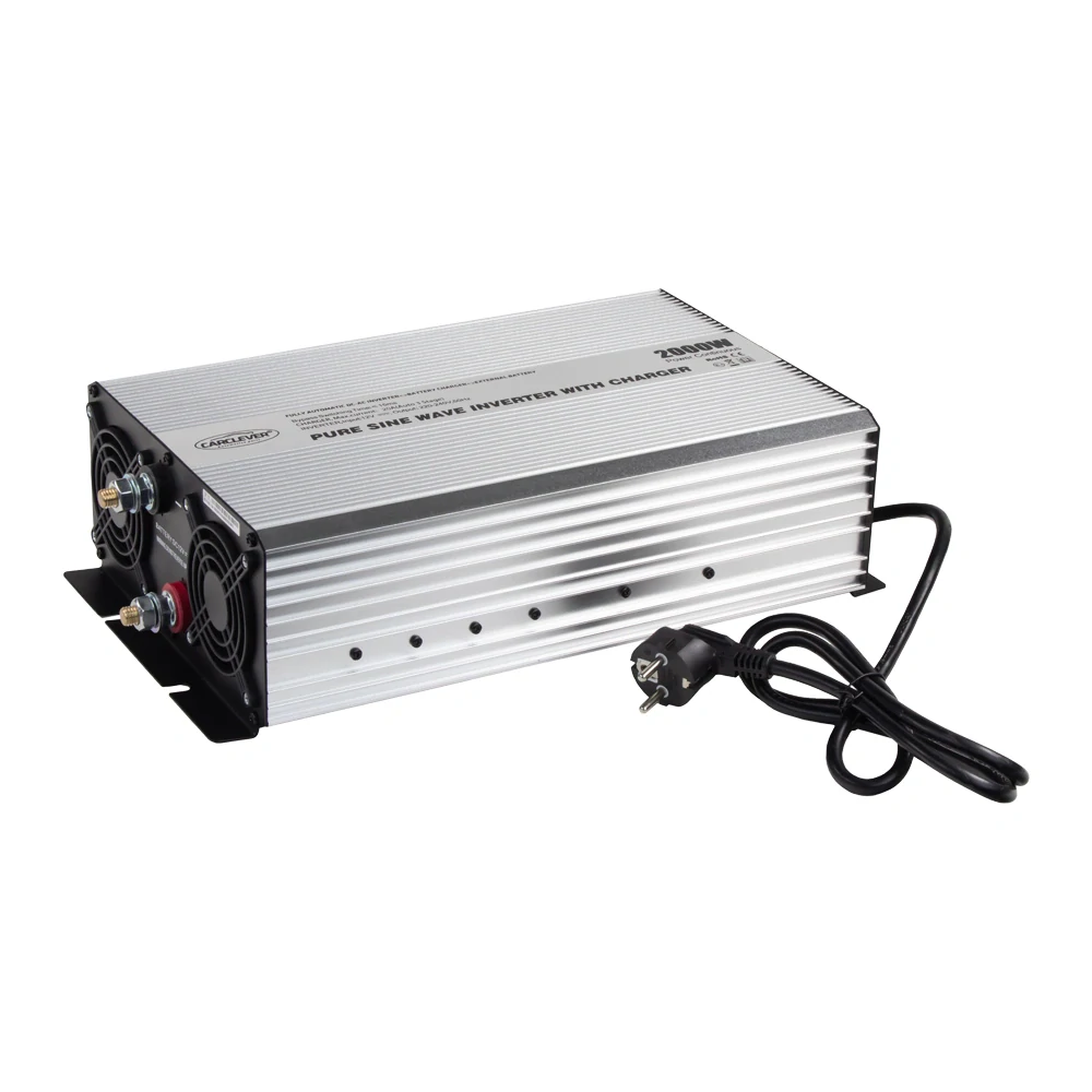 Sinusový měnič napětí UPS 2000W 12/230V + nabíječka 12V/15A