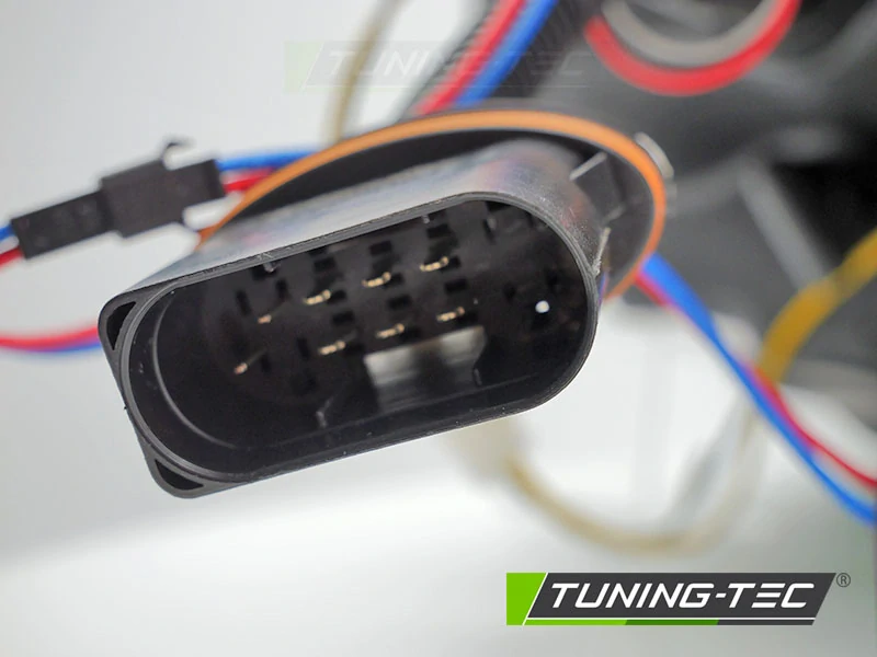 MERCEDES W205 14-18 - přední chromová světla TUBE LED