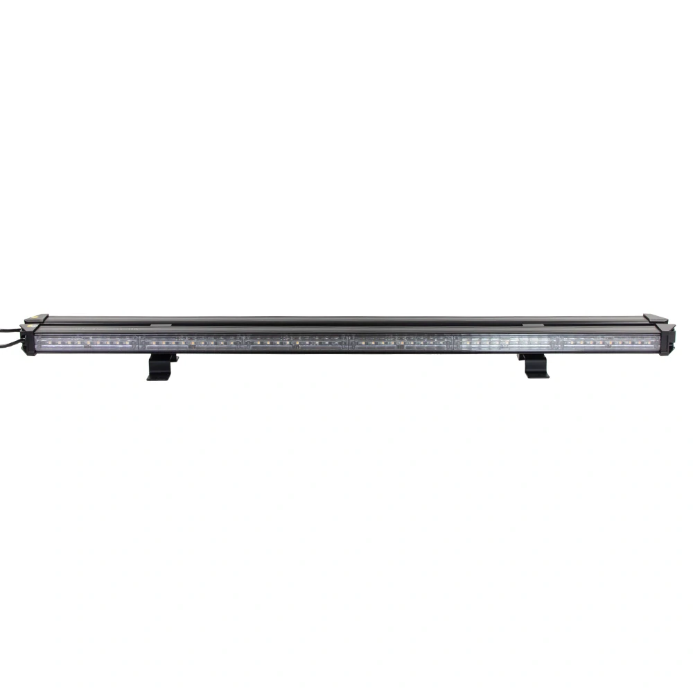 LED alej voděodolná (IP67) 12-24V, 108x LED 1W, oranžová 916mm, dual, ECE R65
