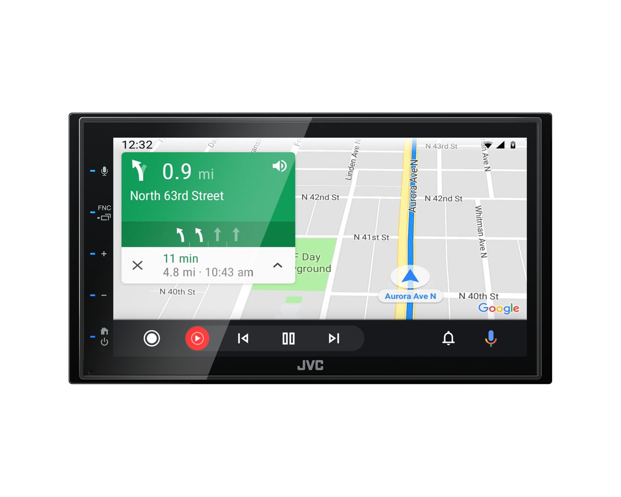 JVC 2DIN DAB+ / FM autorádio/6,8" displej/USB/AUX/Bluetooth/Apple CarPlay / Android Auto