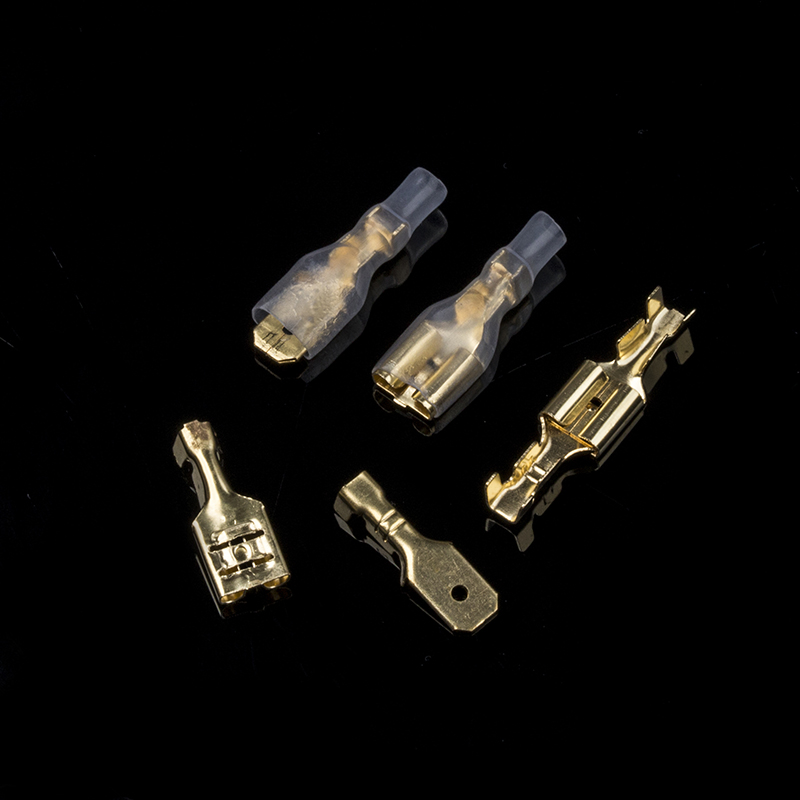 Sada plochých konektorů 6,3mm s izolací, 200ks