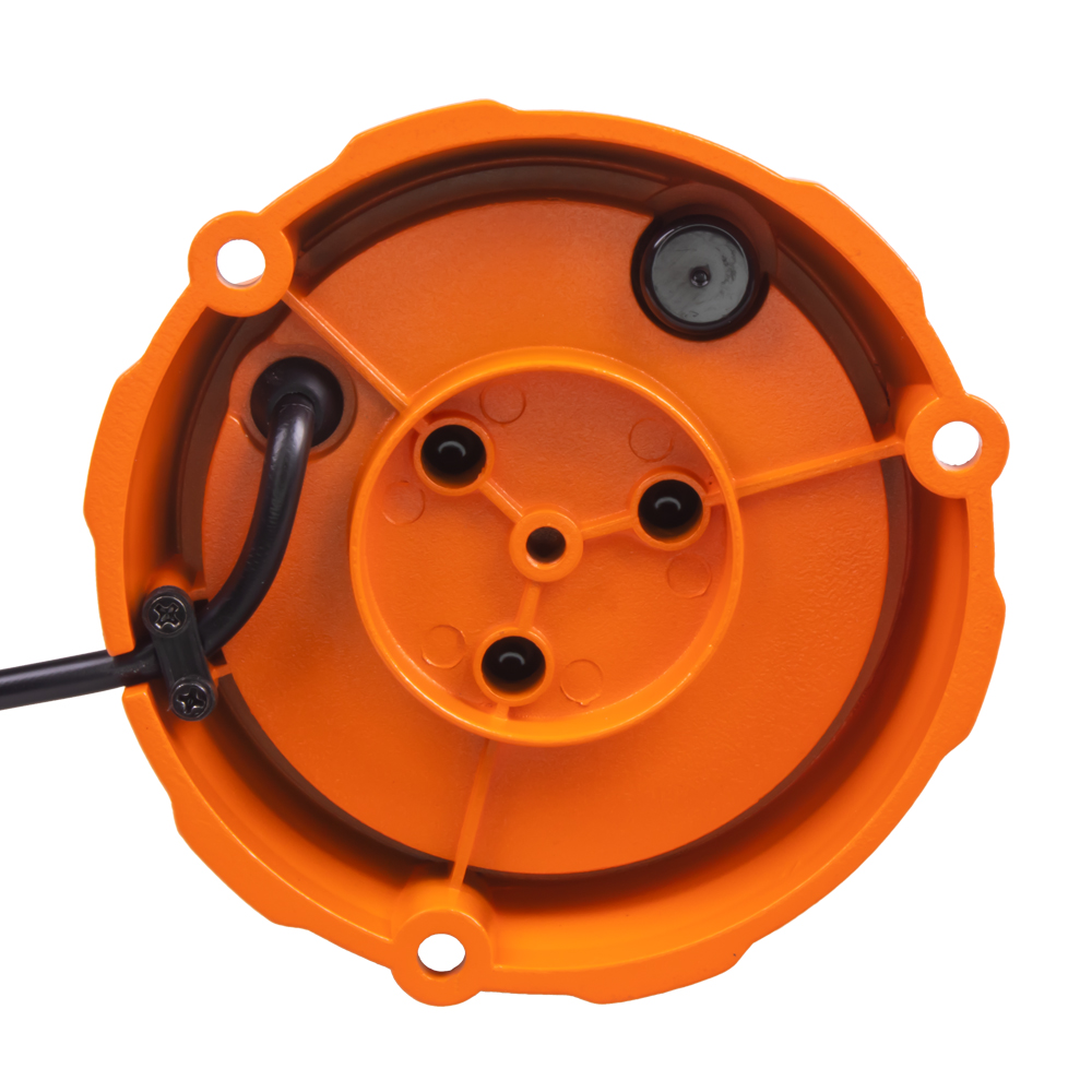 Robustní oranžový LED maják, oranž.hliník, 48W, ECE R65