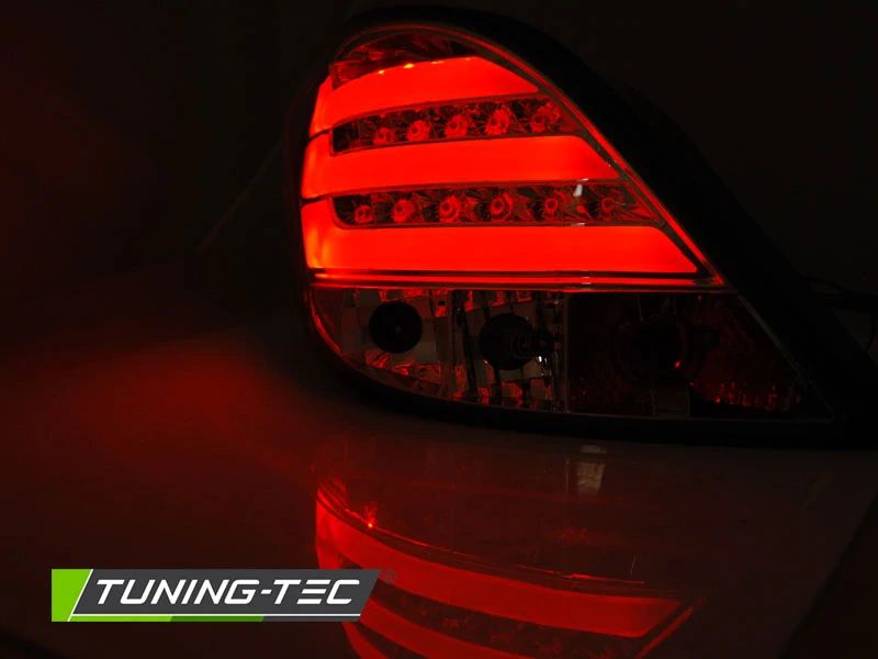 ZADNÍ SVĚTLA, LAMPY, PEUGEOT 207, 3D/5D, 2005-2009, LED kouřové