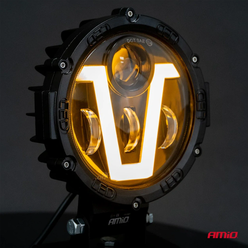 LED pracovní světlo V-LIGHT 5500 LM 50W Ø 172 x 60 mm, 4 funkční