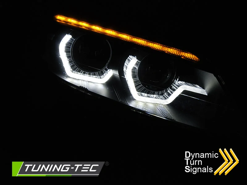 Přední světla BMW Z4 E89 09-13 HID DRL černá LED SEQ AFS 