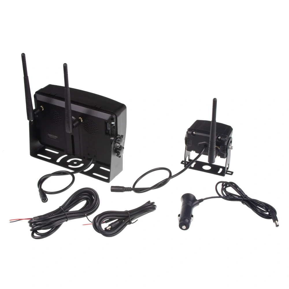 SET bezdrátový digitální kamerový systém s monitorem 7" AHD, 4CH, DVR, BSD