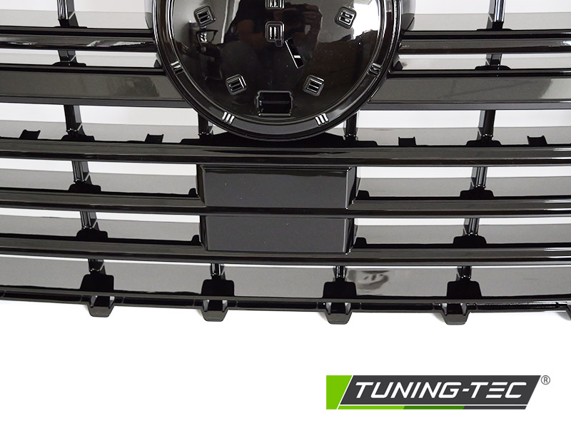 Přední maska VW T6.1, 2020-, černý lesk, s podkladem pro logo