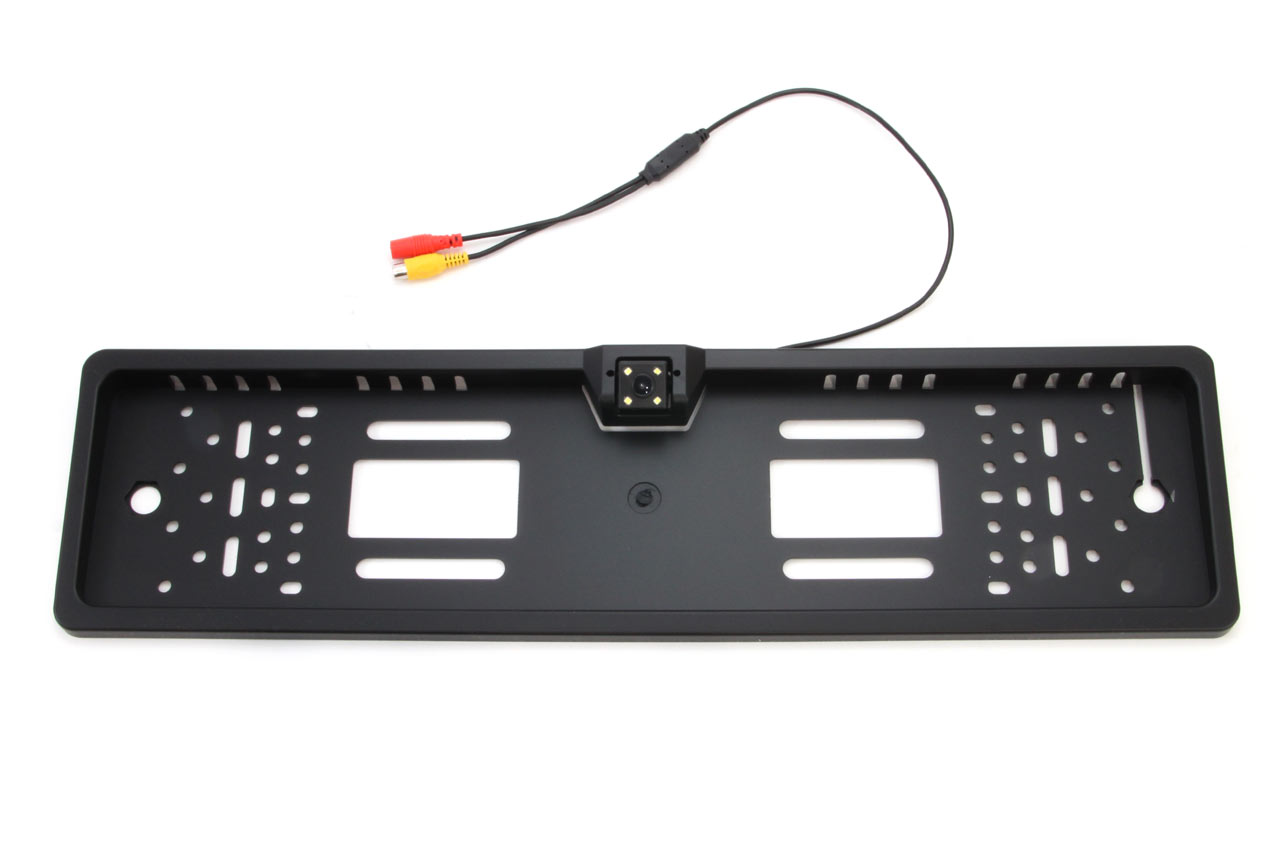 Parkovací senzory s kamerou v SPZ a TFT displejem 4.3" XD-402, černé Plug & Play | AMIO