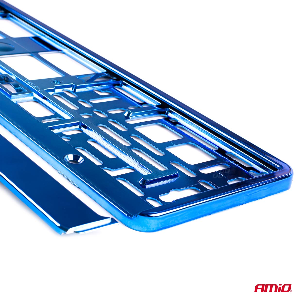 Podložka pod SPZ AMIO, metalická modrá