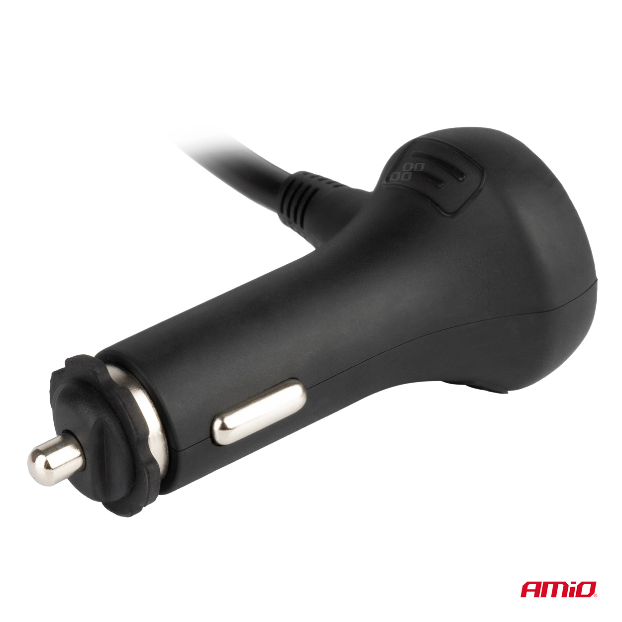 Rozbočovač do auta 3x | 2x USB 4.8A | 1x USB QC3.0 | 1x USB-C, voltmetr, AMIO