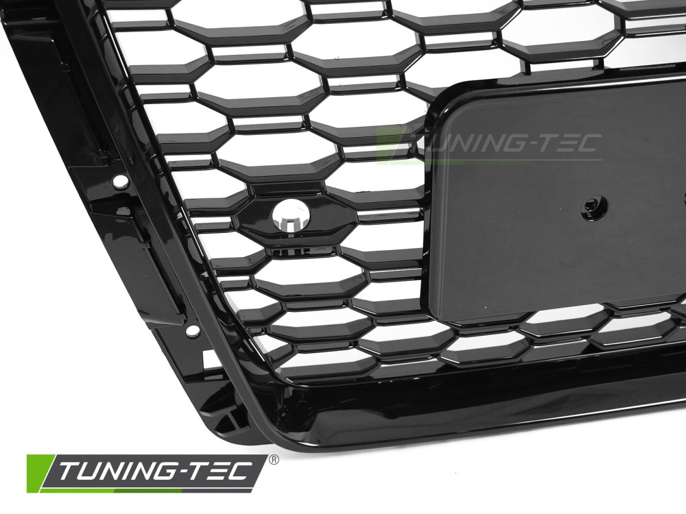  Přední maska Audi A4 B9 2015-2019 SPORT černá lesklá s PDC 