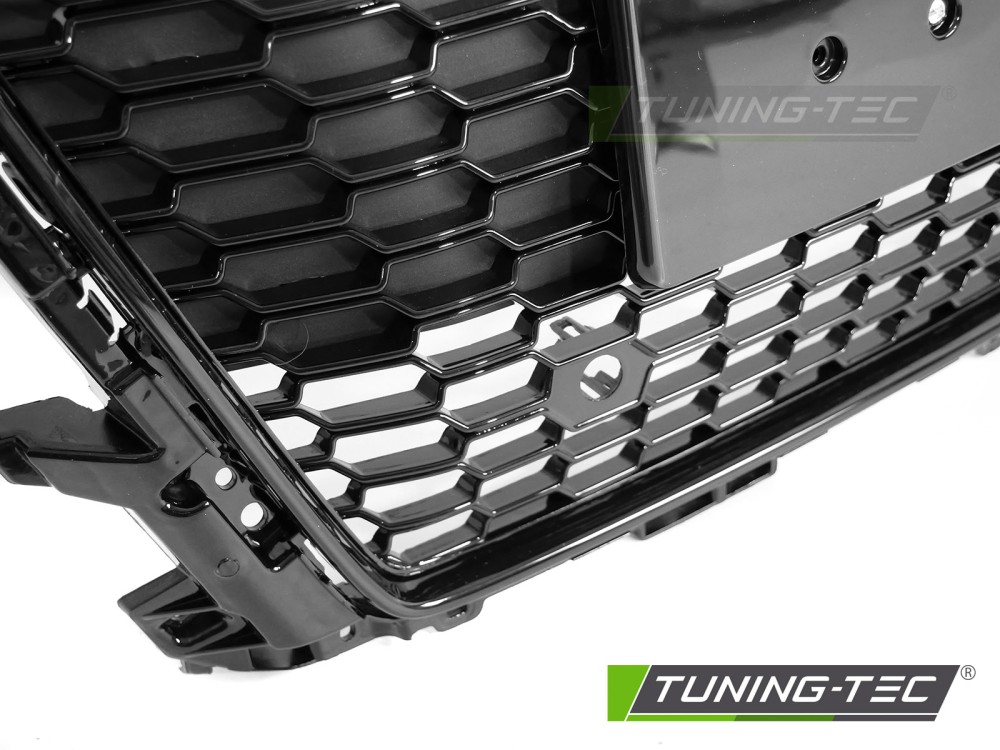 Audi TT 8S 2014-2018 - Přední maska ČERNÁ LESKLÁ s PDC