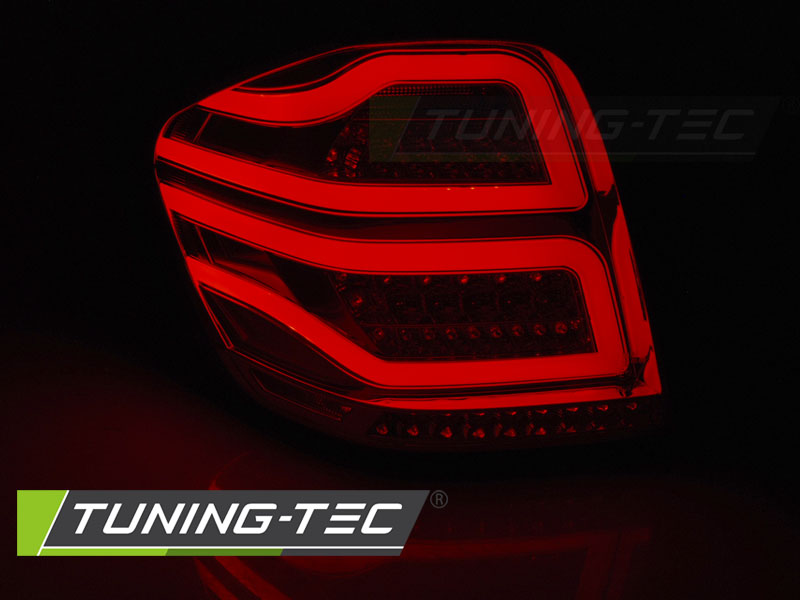 MERCEDES M-KLASA W164 09-11 - zadní LED světla kouřová LED BAR