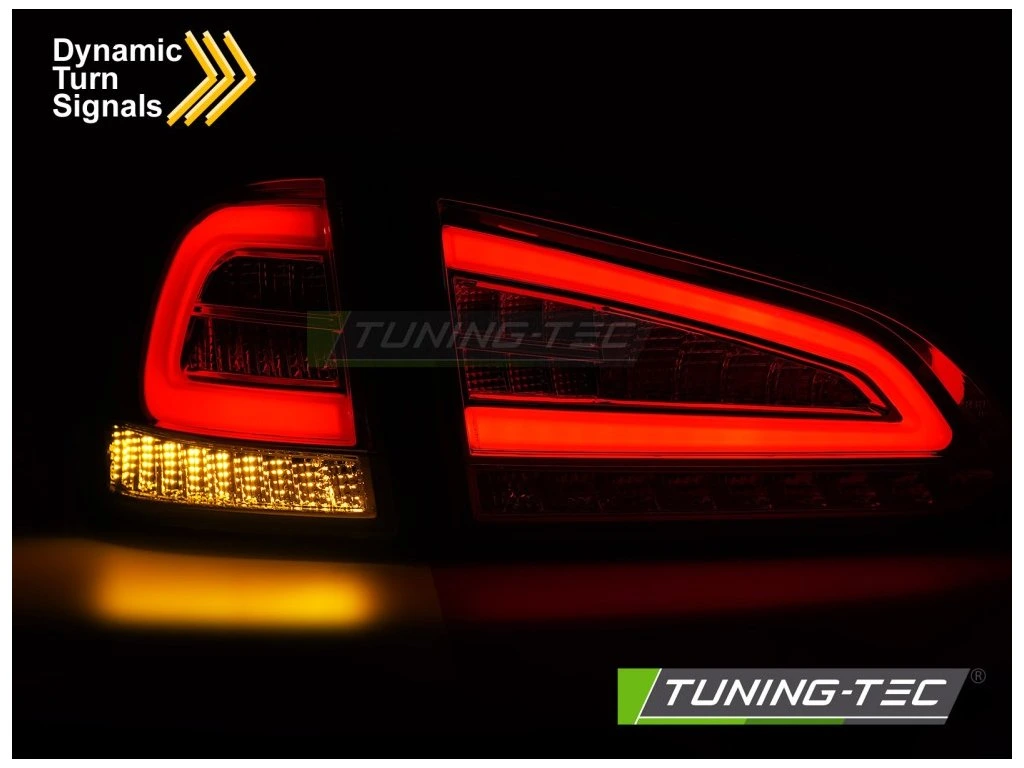 Zadní světla Ford Focus MK 3 SW 11-18 chrom LED SEQ
