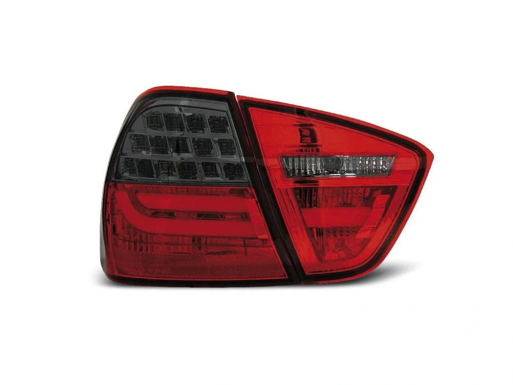 Zadní světla BMW E90 05-08 sedan - červené/kouřové LED BAR