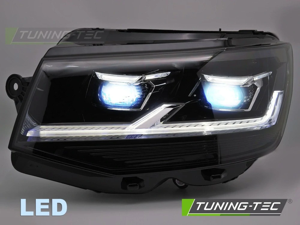 Přední LED světla VW T6, 2015-2019 LPVWX8 black
