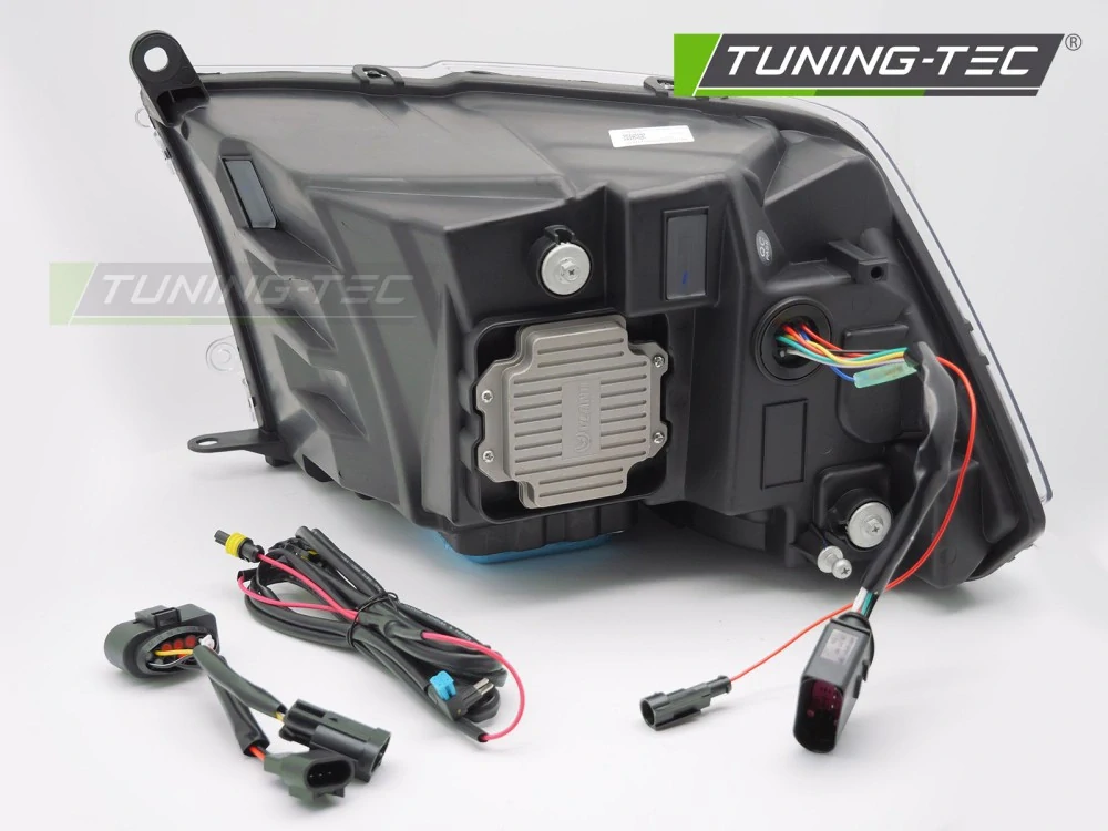 Přední světla Dodge Ram 09-18 černé TRU DRL LED