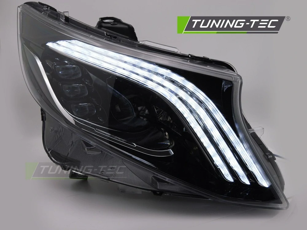 Přední FULL LED světla SEQ DRL Mercedes V-Class / Vito W447 2014-2023