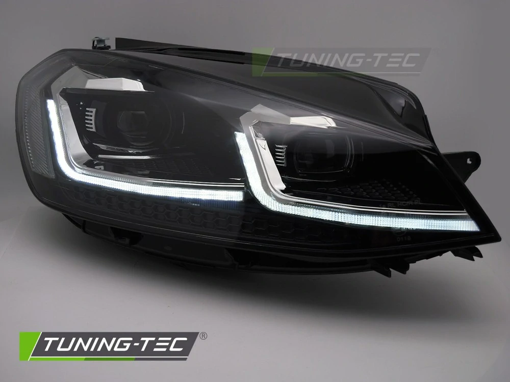 Přední světlomety, světla, lampy Volkswagen Golf VII, 2017-2019, LED, SEQ, DRL, silver