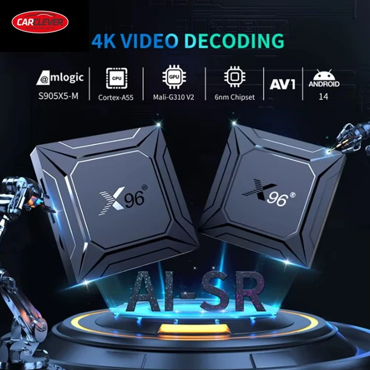 Multimediální přehrávač Amlogic S905X5M s OS Android, HDMI / AV výstup, 2x USB + micro SD