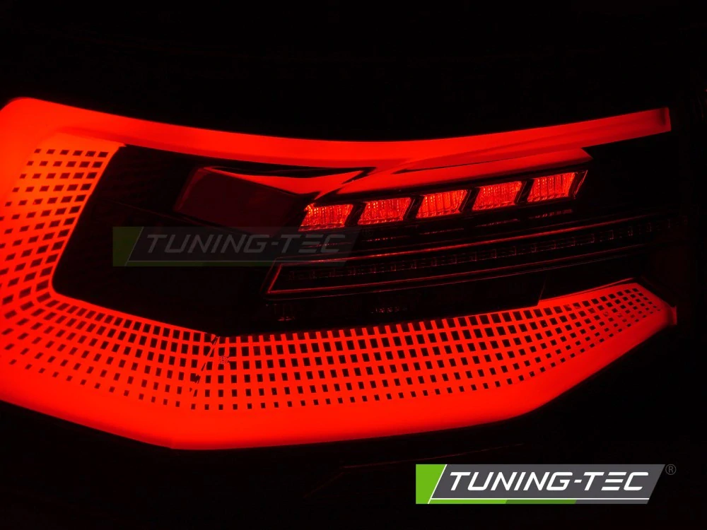 Zadní FULL LED světla pro VW Golf VIII Hatchback (2019–2024) s dynamickým blinkrem – Kouřová