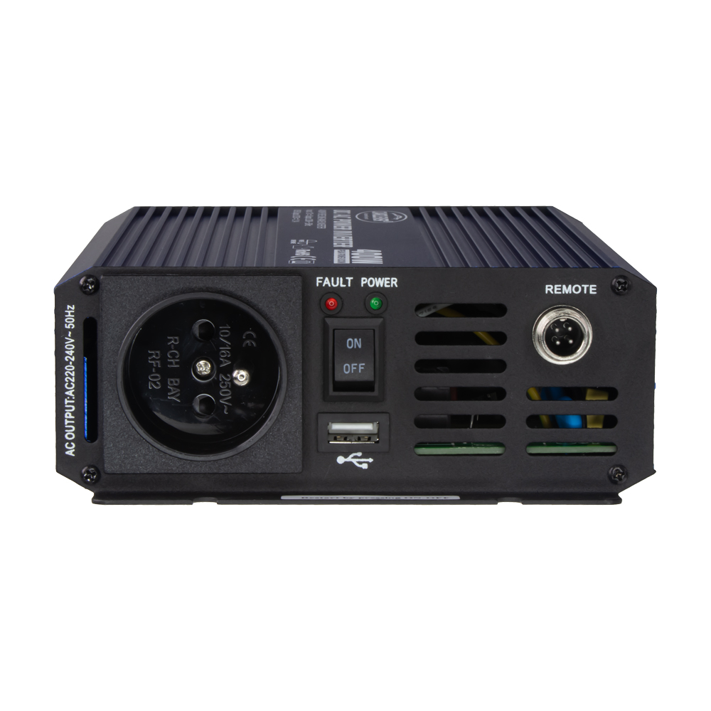 Sinusový měnič napětí z 12/230V + USB, 400W
