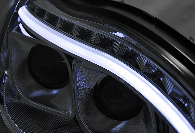 Přední světla LED TubeLights Mercedes-Benz S W220 98-05 chrome