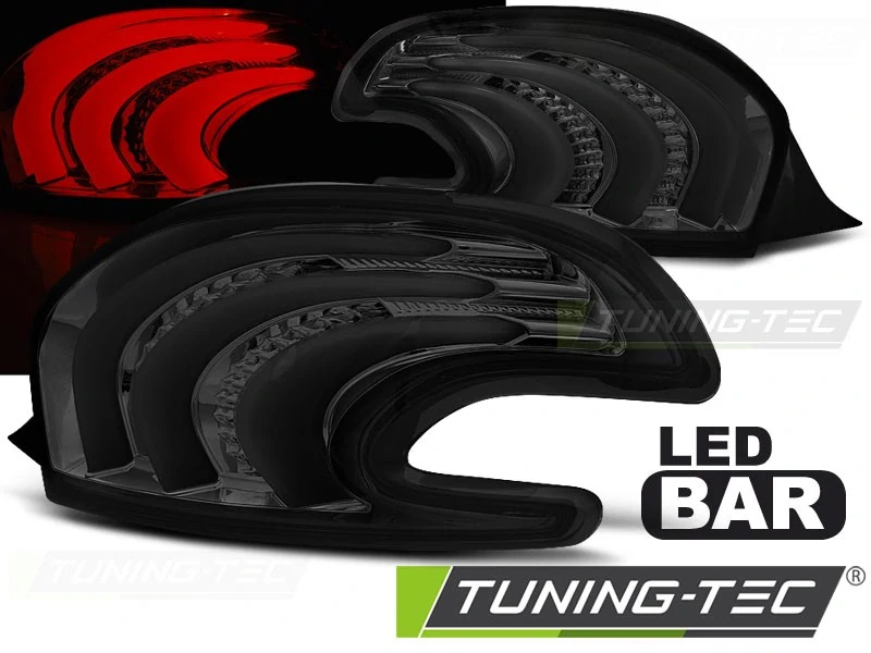 Zadní světlomety, světla, lampy Peugeot 208 2012-, LED BAR, kouřové