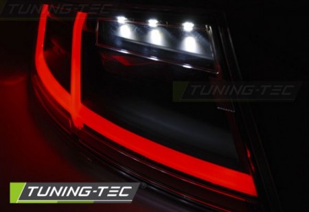Zadní světla, světlomety, lampy Audi TT 2006-2014, LED BAR, červené, kouřové