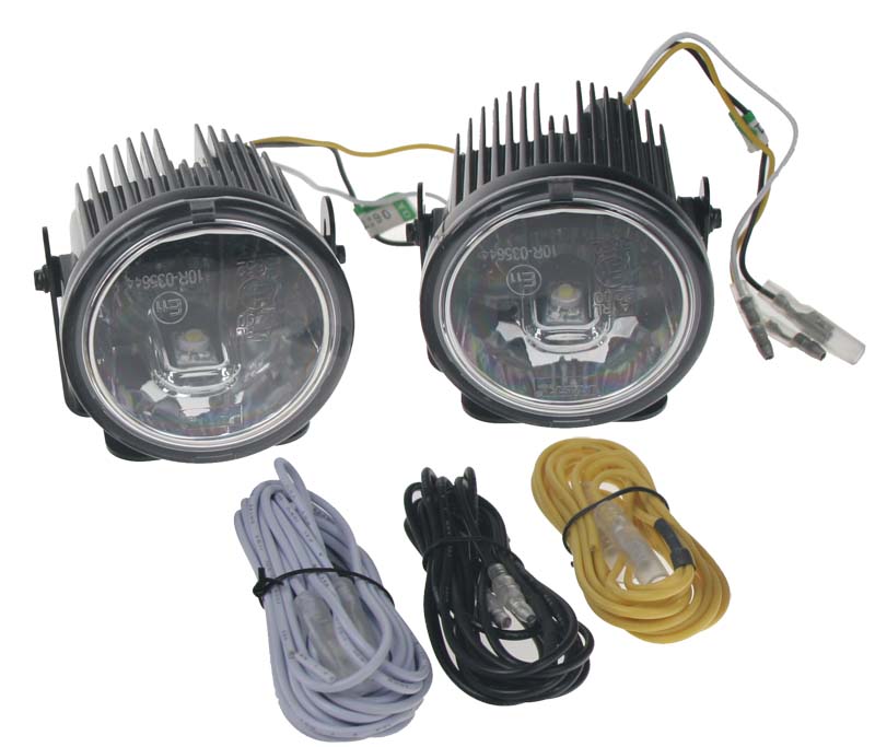 LED světla KULATÁ pro denní svícení ECE, 70mm