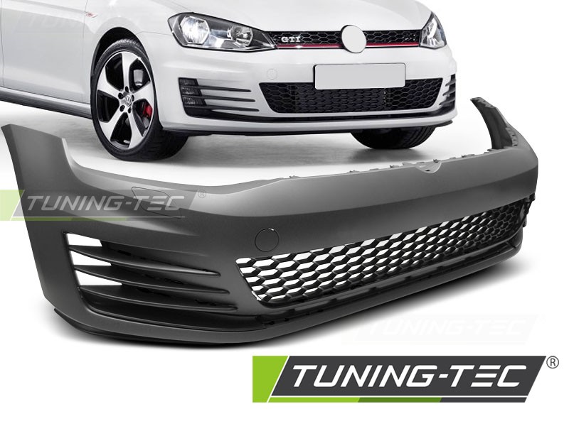 Přední nárazník VW Golf 7 VII GTI style bez PDC, 2013-2017