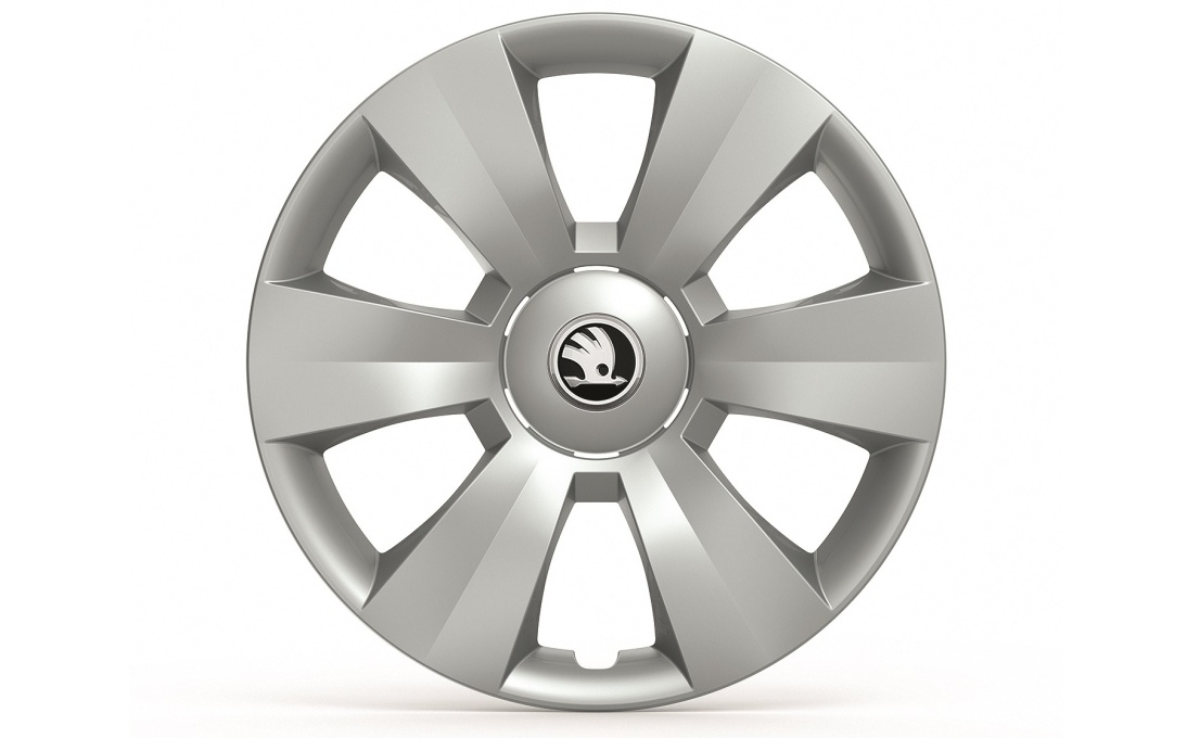 Škoda Fabia III, Rapid-Kryty kol Dentro 6,0Jx15 original - 4 ks