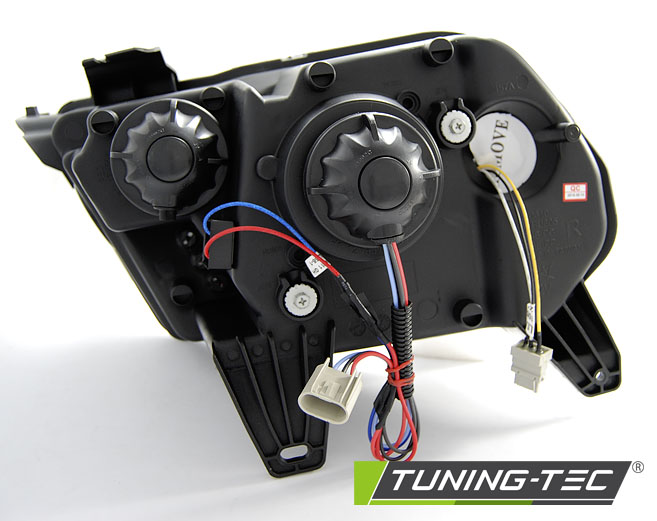 Přední světla Ford Mustang V 10-13 černé TUBE LIGHT