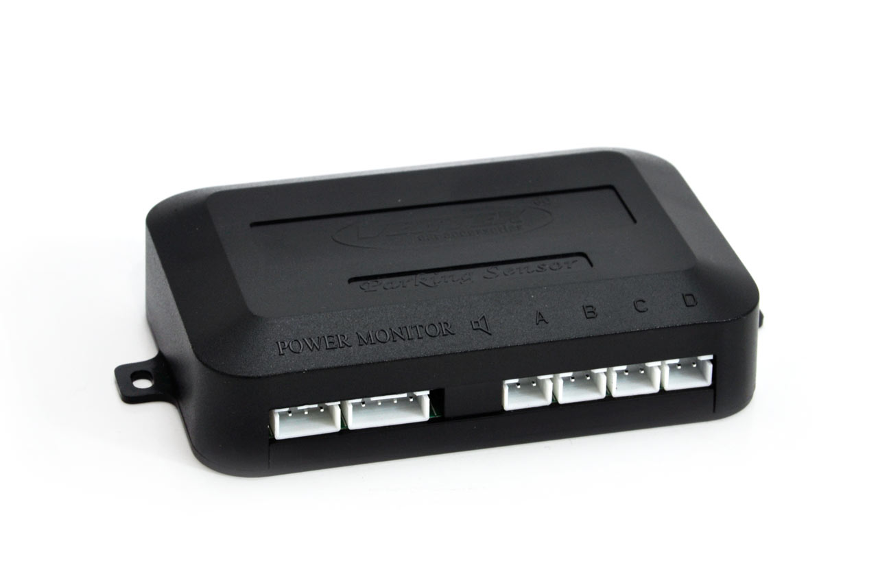 Parkovací asistent 4 černé senzory Gold 18mm s displejem LED - GRAF