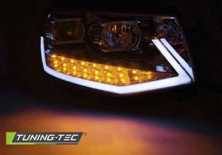 PŘEDNÍ SVĚTLA, VW T6, 2015- TUBE LIGHT, CHROMOVÉ