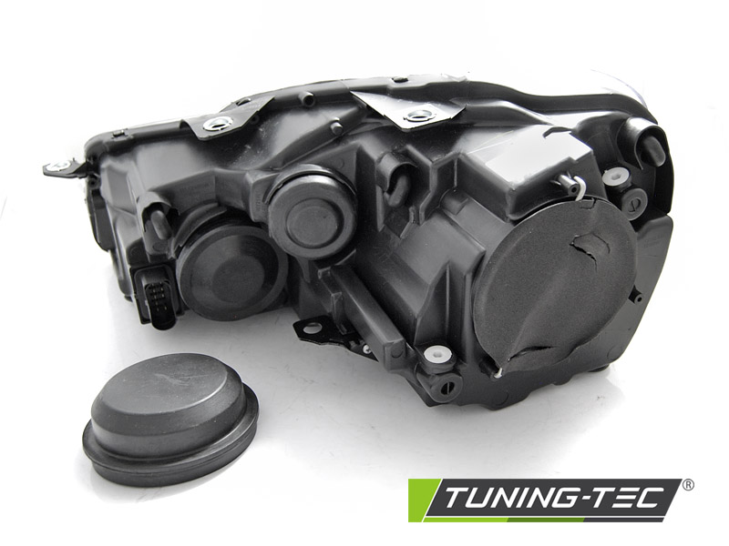 Přední světla VW Golf 6, 2008-2012, u-type s led dynamickým blinkrem, černá