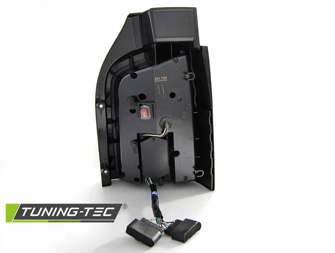 Zadní světla VW T5 03-09 / 10-15 zad.výklopné dveře - kouřové/černé/bílé LED BAR