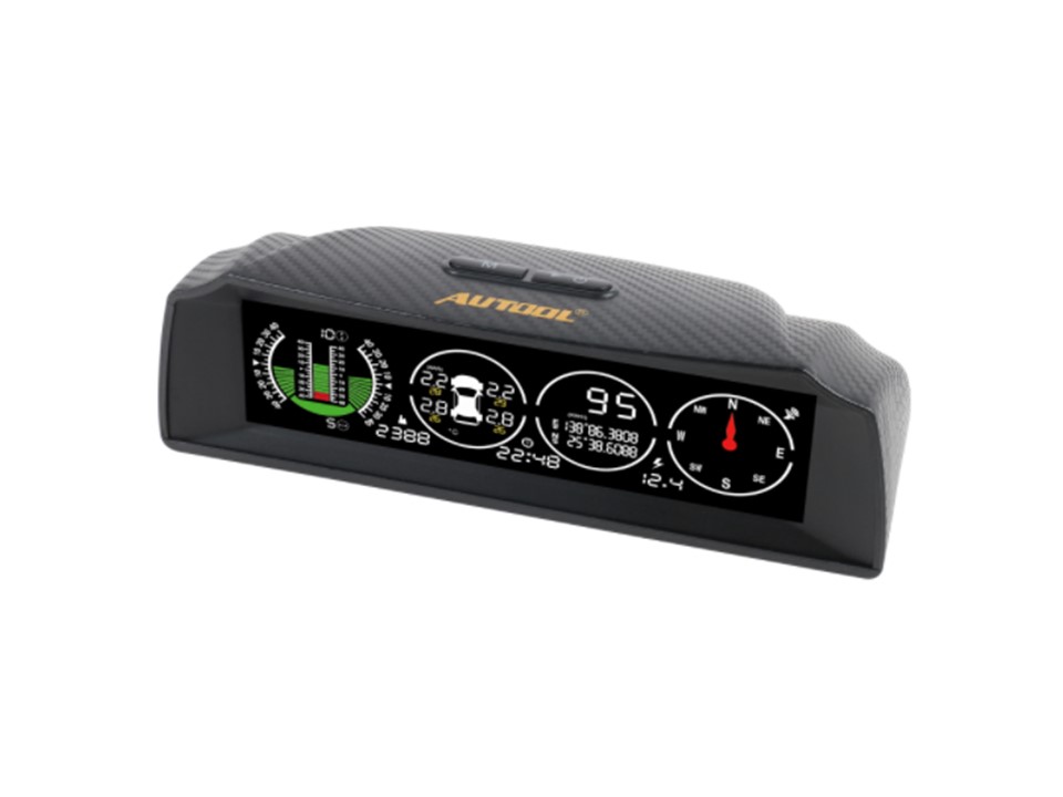 Palubní DISPLEJ 5,2" LCD, TPMS, GPS měřič rychlosti s vestavěným víceosým gyroskopem