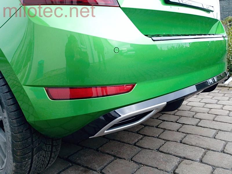 Dummy - koncovky výfuku, Fabia III. Facelift, Monte Carlo, od r.v. 09/2018