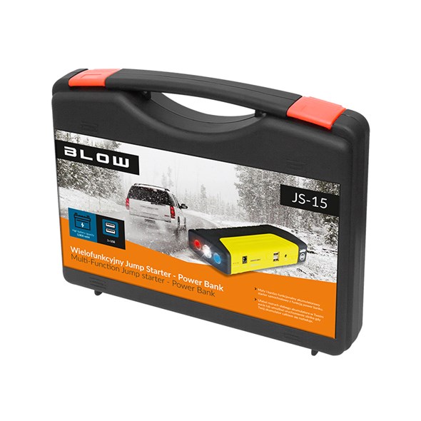 Power Banka BLOW JS-19, startovací stanice 16800 mAh / 600A, 12V