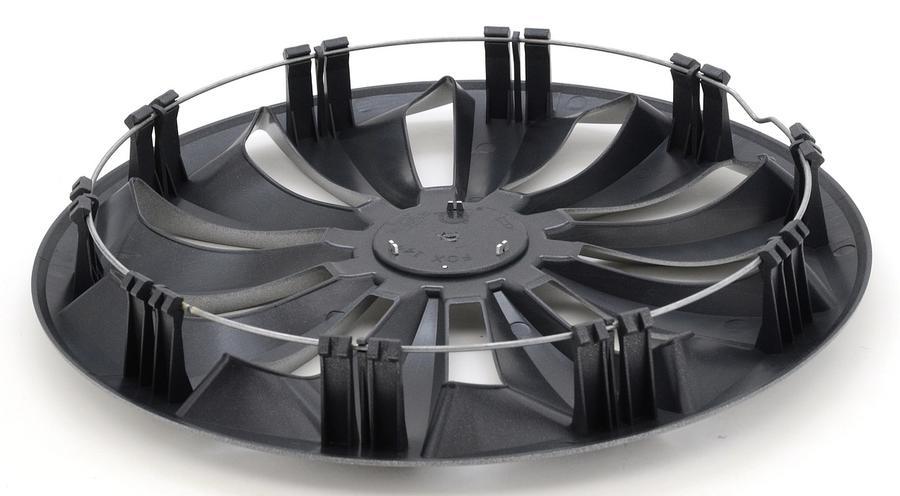 Kryt kola 16" FOX RING SILVER/BLACK 1ks