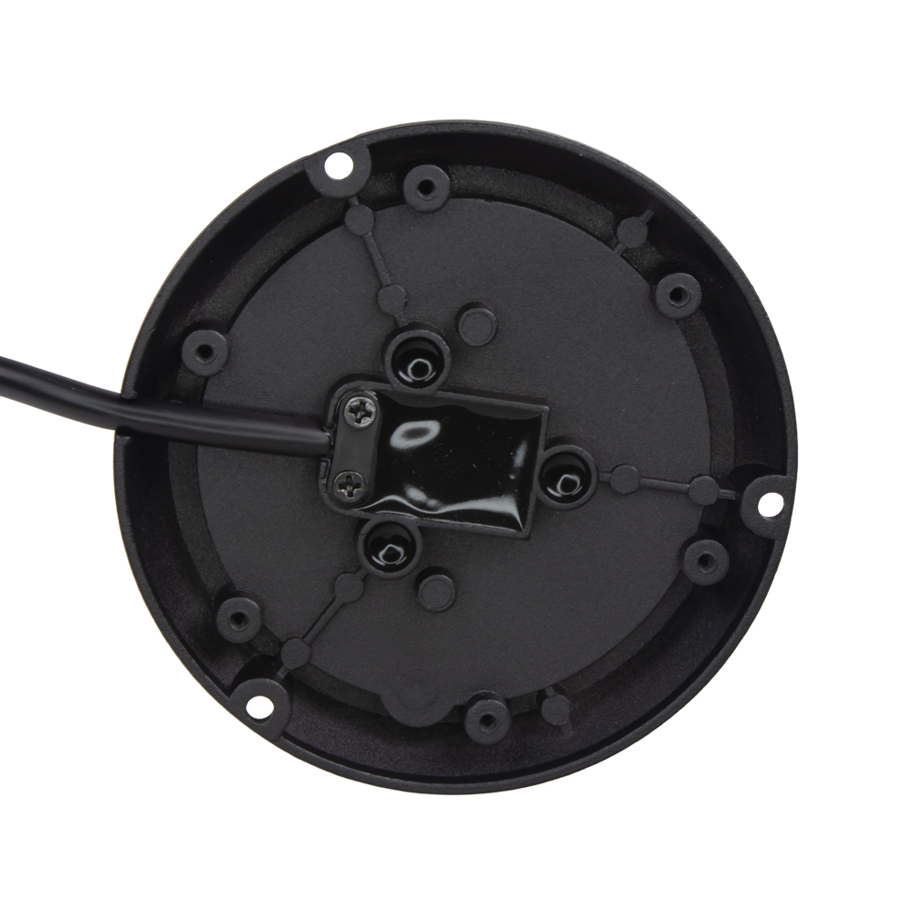Robustní modro-červený LED maják, černý hliník, 36W, ECE R10
