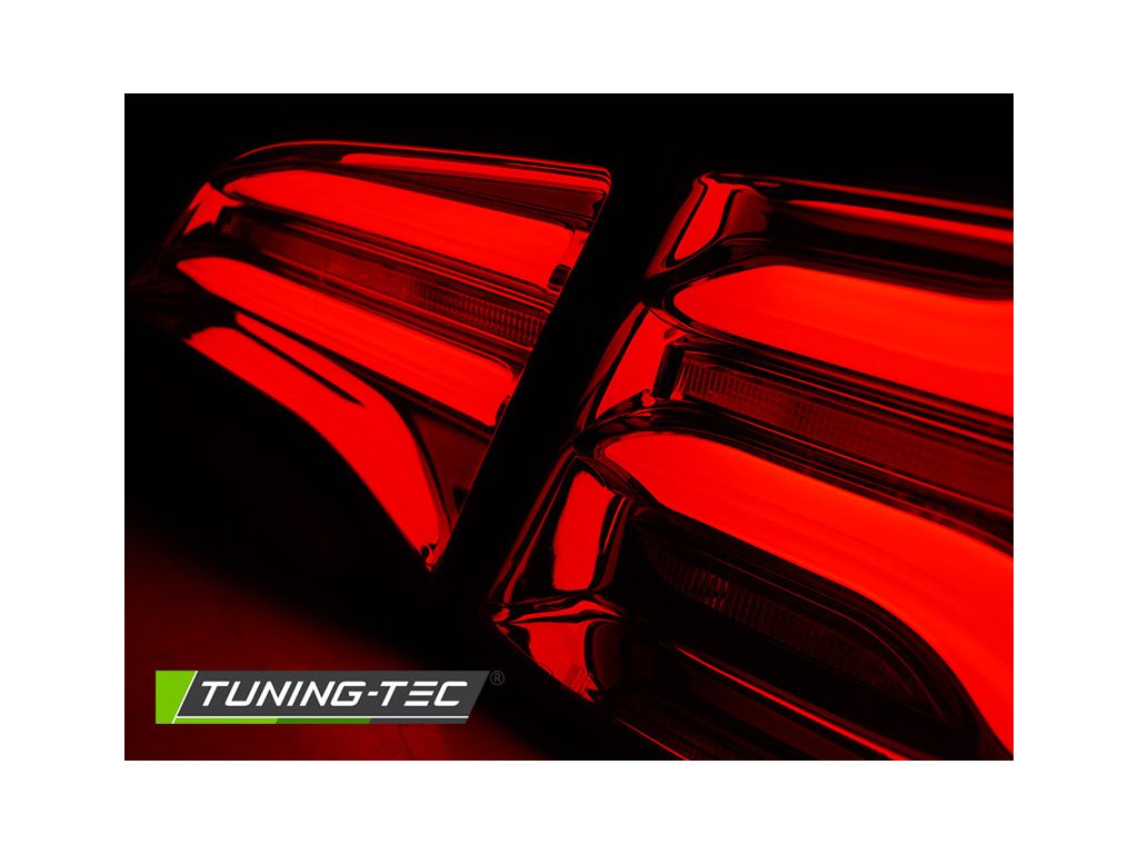 Zadní světla Tesla Model 3 17- černá/kouřová LED BAR