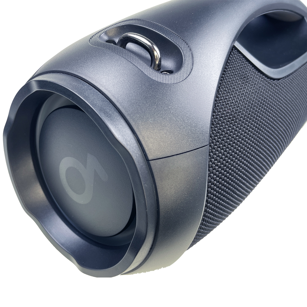 Bezdrátový Bluetooth reproduktor/přehrávač, voděodolný IPX6, USB, AUX, MIC, RGB