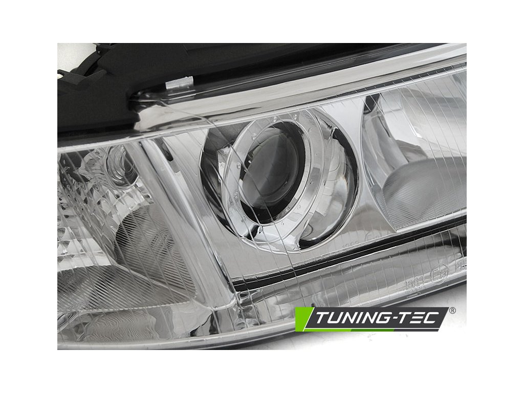 Přední světlo Audi A4 B5 99-00 TYC - chrom LEVÉ