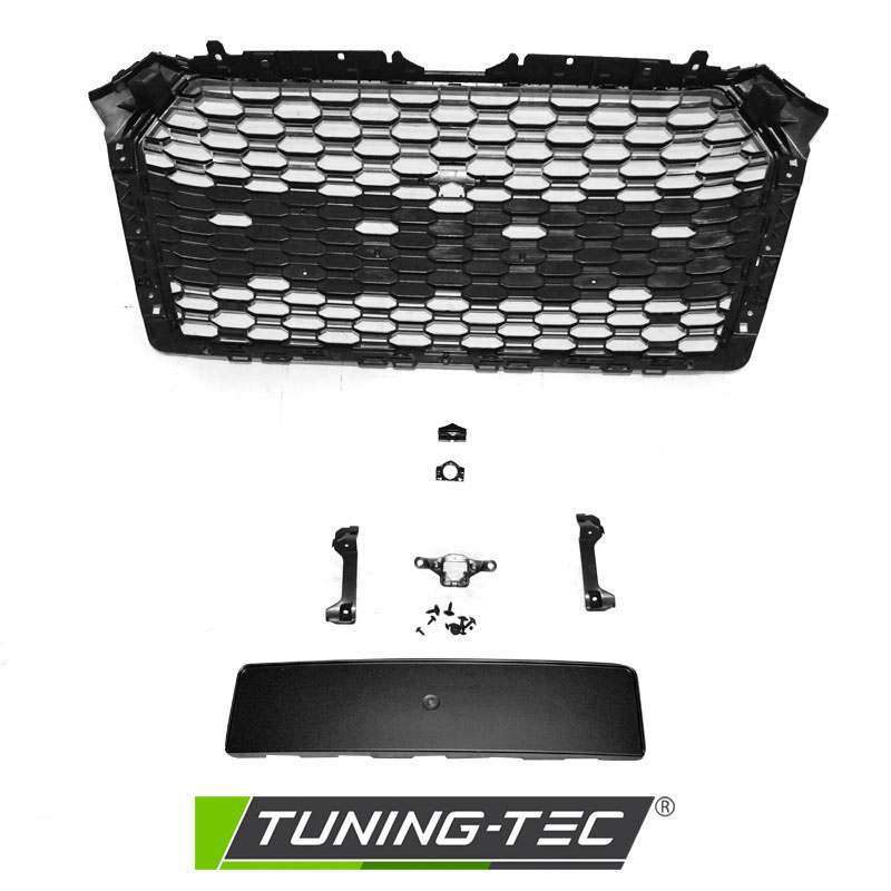 Přední maska Audi A4 B9 15-19 lesklá/černá RS4 STYLE