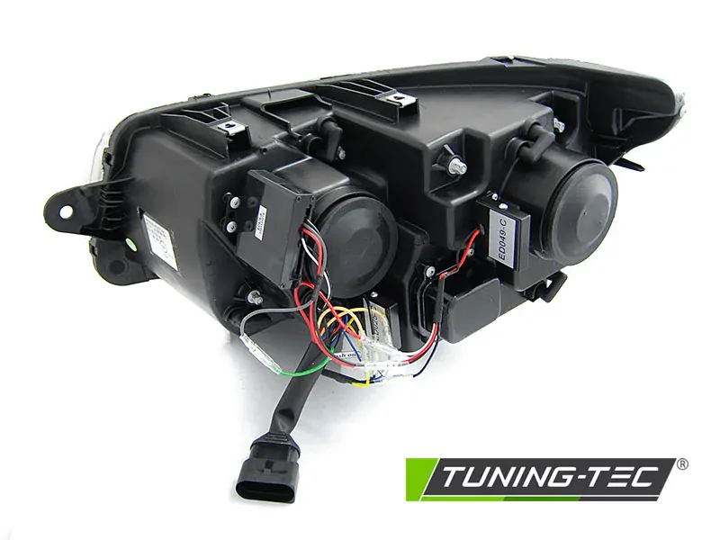 Přední světla VW T6.1 20- TUBE LIGHT DRL SEQ černá