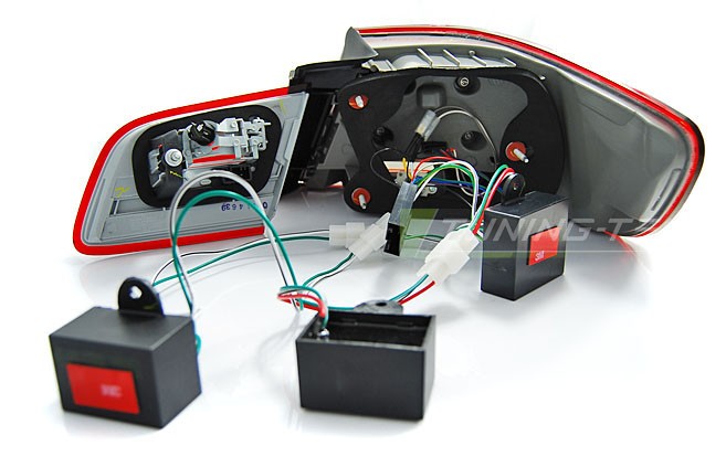 ZADNÍ SVĚTLA BMW E92, 2006-2010, LED BAR, ČERVENÉ, BÍLÉ LDBME4 AKCE !