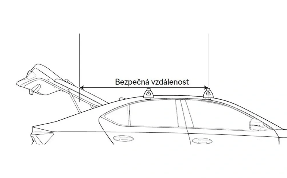 STŘEŠNÍ BOX ŠKODA 512 LITRŮ ORIGINAL - ČERNÝ